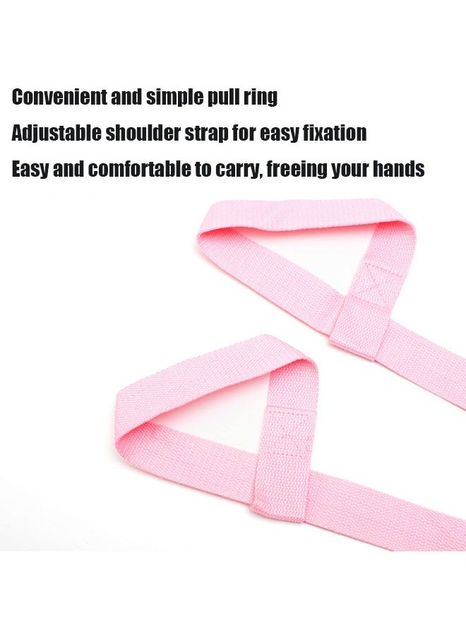ZVEV 2 Pcs Yoga Mat Strap Sling, Adjustable Thick Yoga Mat Carrier Stretching Strap, Yoga Mat Sling Holder Women Stretching Band  - Image 2
