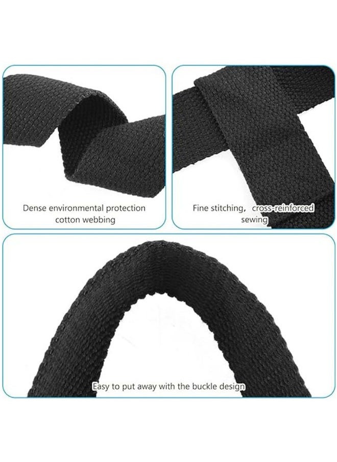 ZVEV 2 Pcs Yoga Mat Strap Sling, Adjustable Thick Yoga Mat Carrier Stretching Strap, Yoga Mat Sling Holder Women Stretching Band  - Image 3