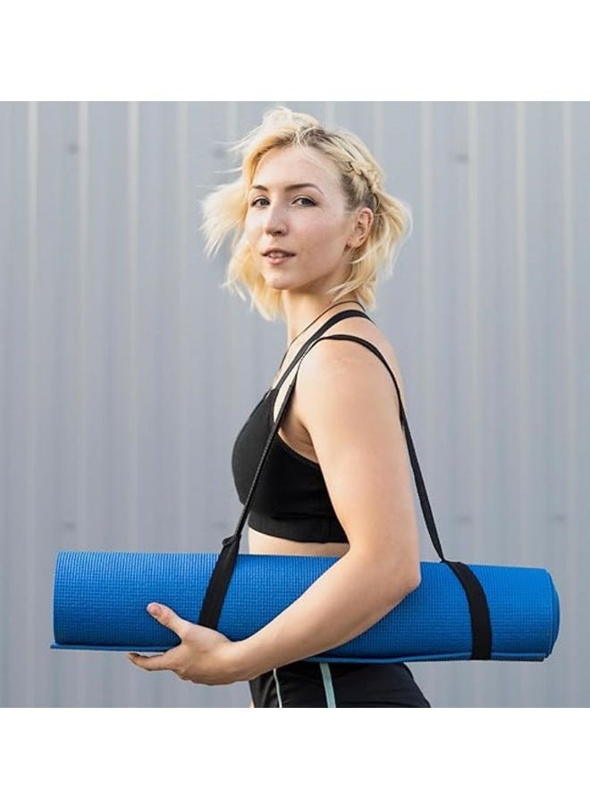 ZVEV 2 Pcs Yoga Mat Strap Sling, Adjustable Thick Yoga Mat Carrier Stretching Strap, Yoga Mat Sling Holder Women Stretching Band  - Image 5