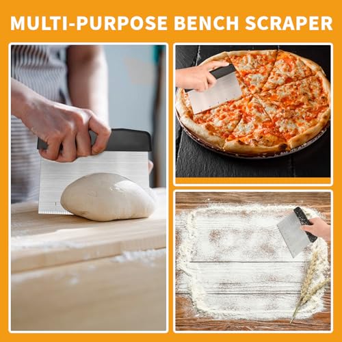 NICE KITCHEN Silicone Baking Mat Sets, Dough Mat with Macaron Baking Mat Pastry Cutter Rolling Pin,Food Safe Pastry Mat, Reusable Cookie Sheets Liner - Image 4