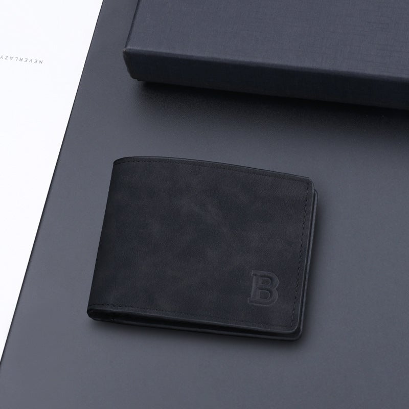 Cross-border manufacturers mens wallet short mens wallet dollar bag wallet wholesale wallet men wallet spot $115 bag in black