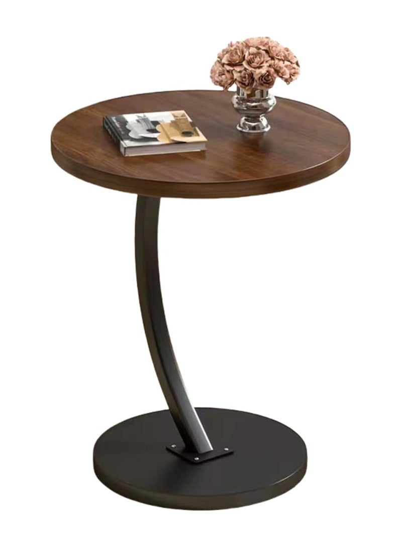 Coffee Table Wood Rustic Nightstand Bedside Table Sofa Table Coffee Snack Table Drink Table for Living Room - Image 1