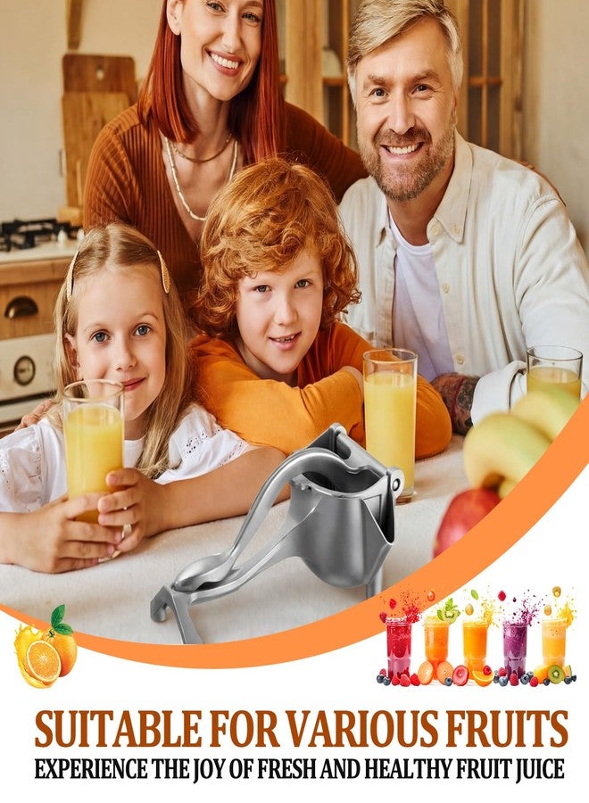 Lanties Aluminium Alloy Manual Fruit Juicer with 50 Pcs Filter Bag, Heavy Duty Squeezer Juicer Handheld Juice Extractor for Single Citrus Orange Pomegranates Fruit Lemon Lime - Image 5