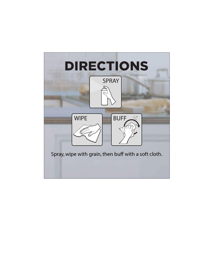 Stainless Steel Cleaner and Polish SS Aluminium Chrome Ceramic Cleaner Bathroom Sanitary Accessories Polish  480 ml - Image 3