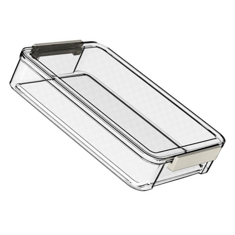 A4 Paper Storage Box Durable Clear Document Organizer Project Box for Magazines Photos Stamps Envelopes Invoices Bills - Image 4