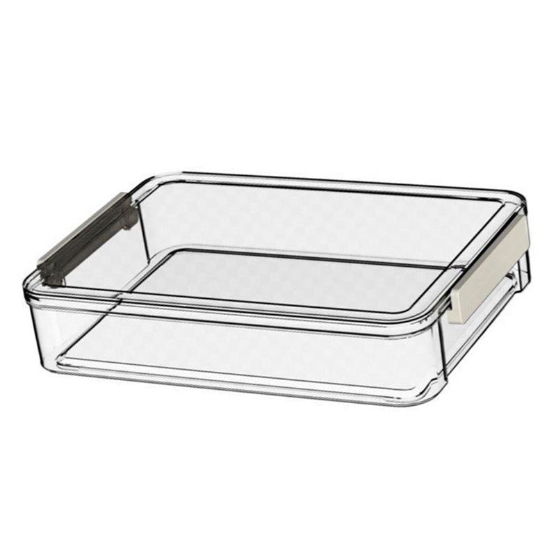 A4 Paper Storage Box Durable Clear Document Organizer Project Box for Magazines Photos Stamps Envelopes Invoices Bills - Image 2