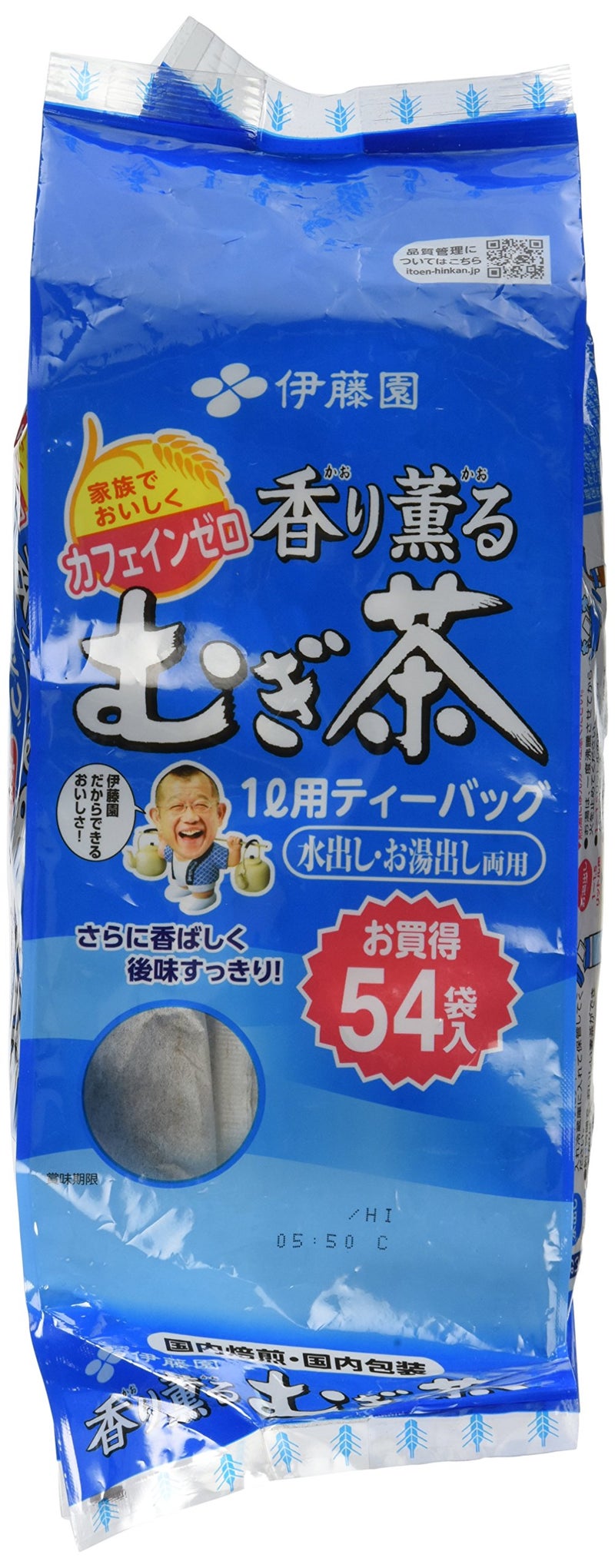 ITO EN Japanese Barley Tea Kaori Kaoru Aromatic Mugichae Tea COLDHOT 54 Bags - Image 3