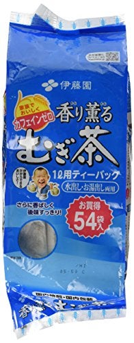 ITO EN Japanese Barley Tea Kaori Kaoru Aromatic Mugichae Tea COLDHOT 54 Bags - Image 1
