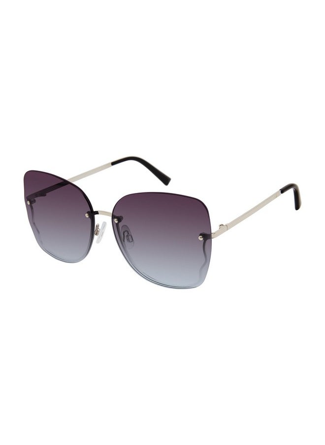 VINCE CAMUTO - Women'S Metal Butterfly Square Sunglasses, Silver, 62 Mm - Image 1