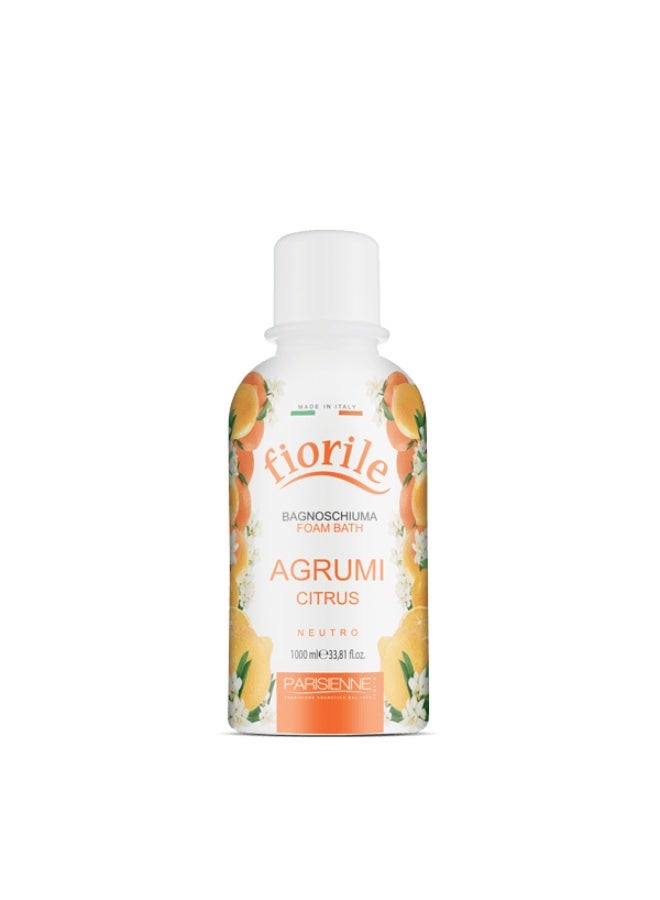 Fiorile Bath Foam Citrus 1000ML | Nourishing & Moisturizing Bath Foam | Maintain Soft & Smooth Skin | Daily Use Body Cleanser - Image 2