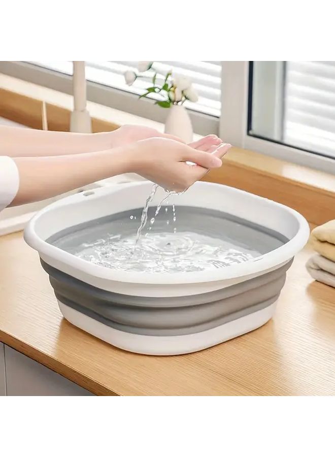 3Pcs Foldable Wash Basin Collapsible Portable For Home Travel Dorm - Image 4