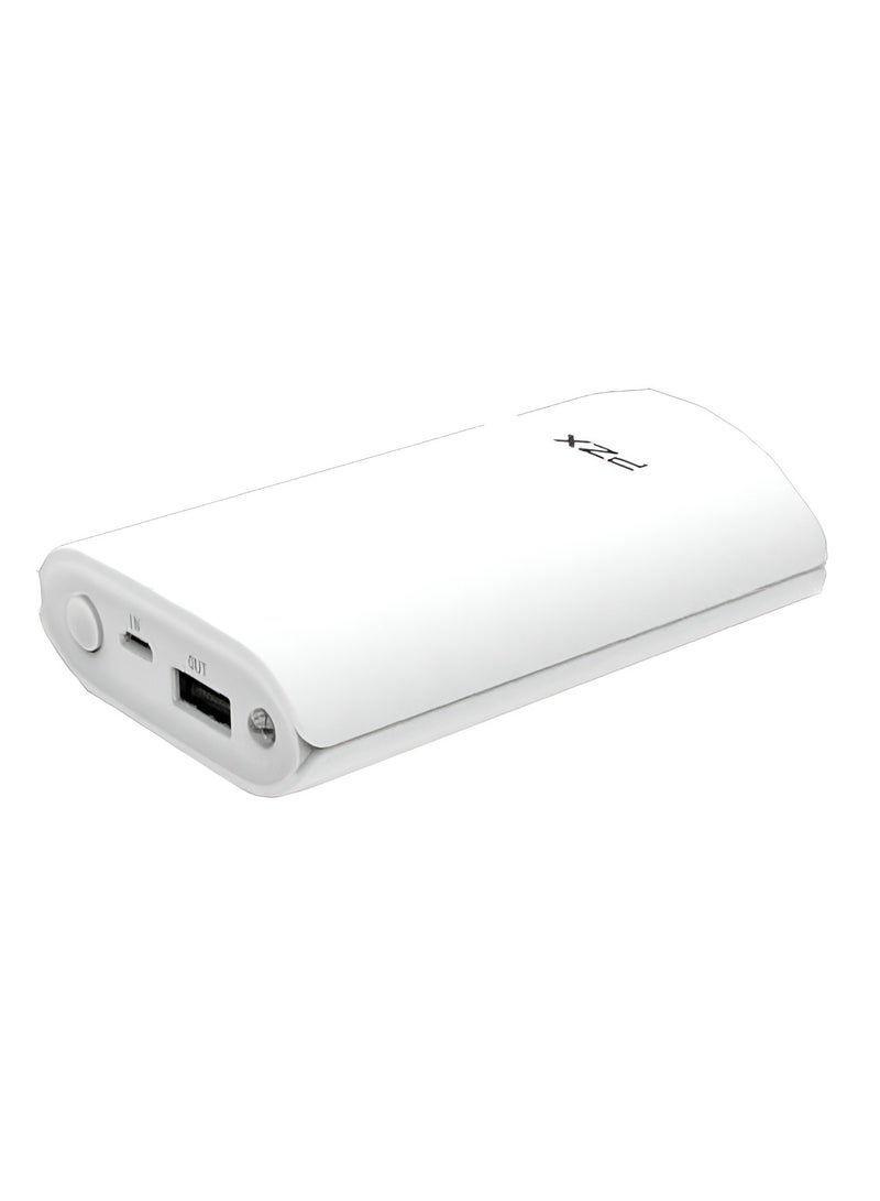 PZX C146 Power Bank - 10400mAh Capacity - Digital Display - Elegant Design - White - Image 3