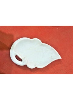 R&M RM White Marble Bird Pattern Bowl Rameshwaram Marble for Home Decoration Festive Event Flower Candle Decoration  - Image 3