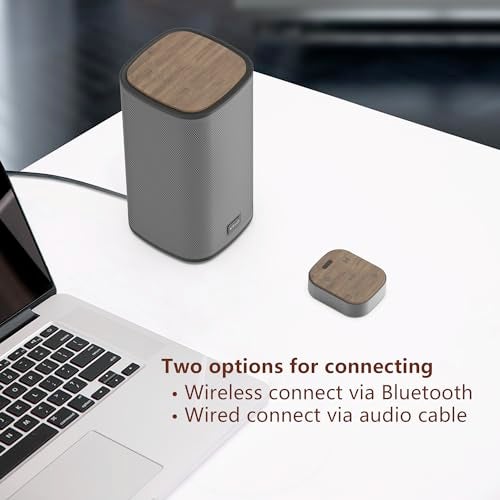 KEiiD Bluetooth Computer Speakers with Wireless Touch Control Pod for PC Laptop/Desktop Wireless Stereo Gaming Speakers, 4 EQ Modes, Aesthetic Style, 2024 New Model - Image 5