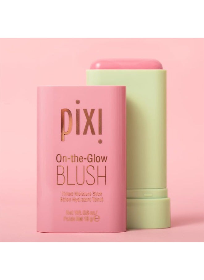 pixi beauty - On-the-Glow Blush, Tinted Moisture Stick Baton Hydrating Tinted, Moisture Blush Stick with Ginseng, Aloe Vera & Fruit Extracts, for Cheeks & Lips, 19g / 0.6oz (Fleur) - Image 1