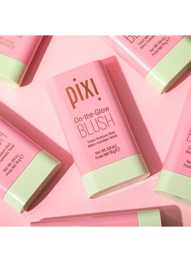 pixi beauty - On-the-Glow Blush, Tinted Moisture Stick Baton Hydrating Tinted, Moisture Blush Stick with Ginseng, Aloe Vera & Fruit Extracts, for Cheeks & Lips, 19g / 0.6oz (Fleur) - Image 1