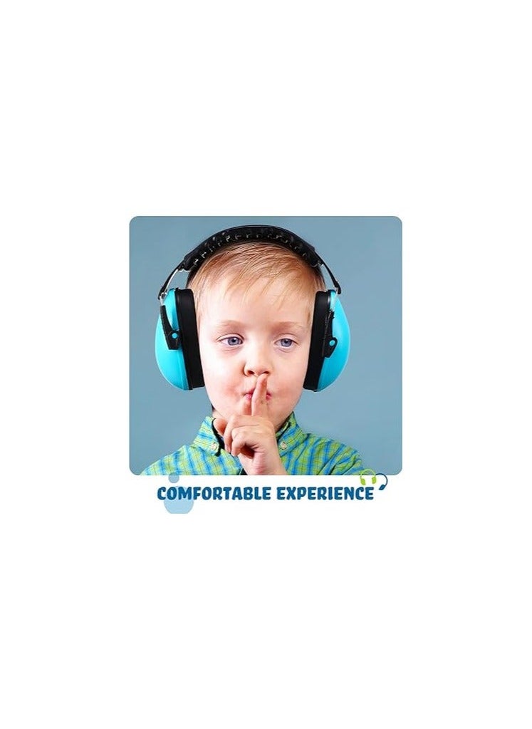 Captaintech Ear Protection Noise Canceling Headphone, 2 Pcs Adjustable Hearing Protection , Kids Toddler, Adjustable, for Most Occasions, Such as Concerts, Airplanes, Music Events, Cinemas  - Image 5