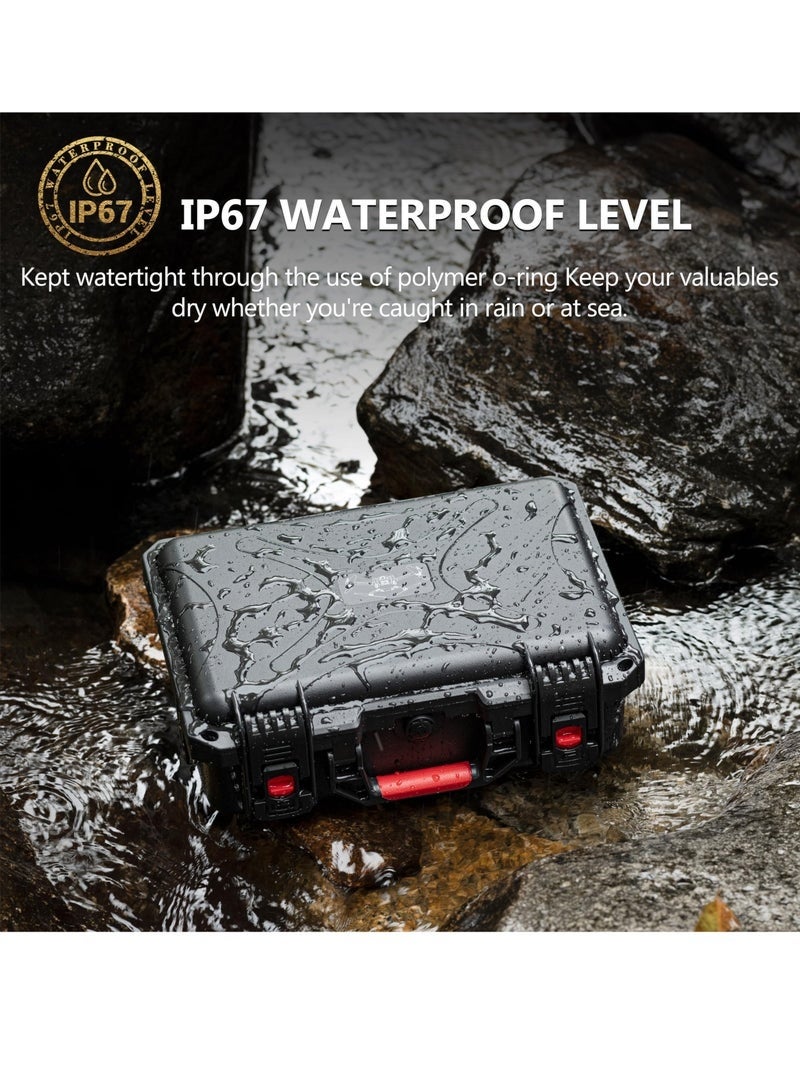 Bukela Mini 4 Pro Case Waterproof Hard Carrying Case Built-in EVA Shockproof Anti-fall Stress Resistant Secure Carrying Bag for DJI Mini 4 Pro Fly More Combo Drone Accessories for DJI RC 2/RC-N2 - Image 2