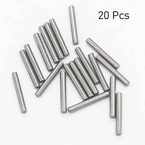 FOCMKEAS 20 PCS Dowel Pins 2.5 mm Dia. x 18 mm/0.71" Length 304 Stainless Steel Shelf Support Pegs Pin Metal Rod Fasten Elements Used On Location - Image 2