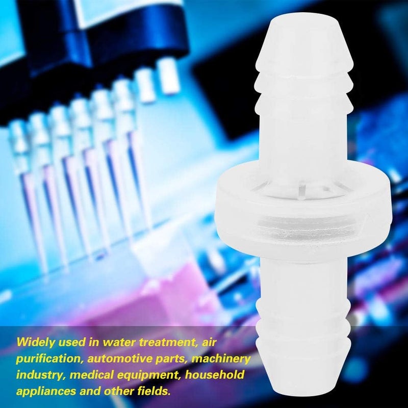 Eujgoov Check Valve, 3/8 10MM Plastic Inline Check Valve, One Way Inline 3, 8 One Way Non Return for Fuel Gas Liquid Air (PP - Image 3