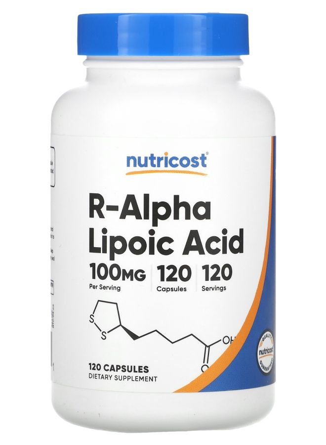 Nutricost R-Alpha Lipoic Acid  100 mg  120 Capsules