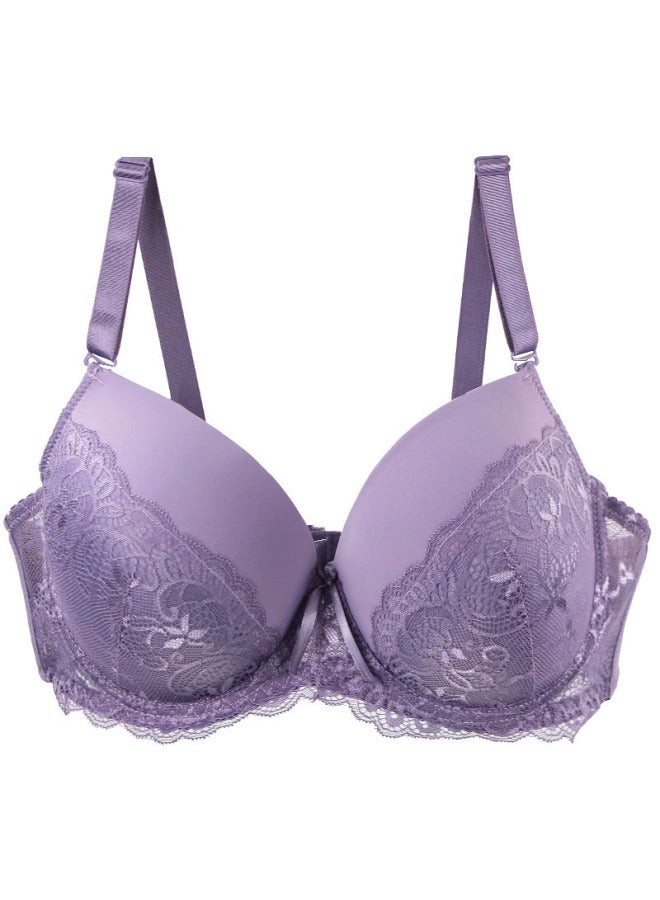 European And American Popular Underwear, Large Size Seamless Bra For Women, Push-up Big Anti-sagging, Breathable Lace Underwear