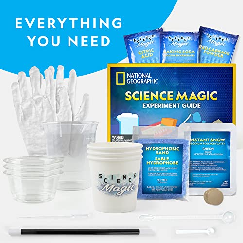 Blue Marble National Geographic Magic Chemistry Set – Science Kit for Kids with 10 Amazing Magic Tricks, STEM Projects and Science Experiments, Science Toys, Great Gift for Boys and Girls 8-12 - Image 4