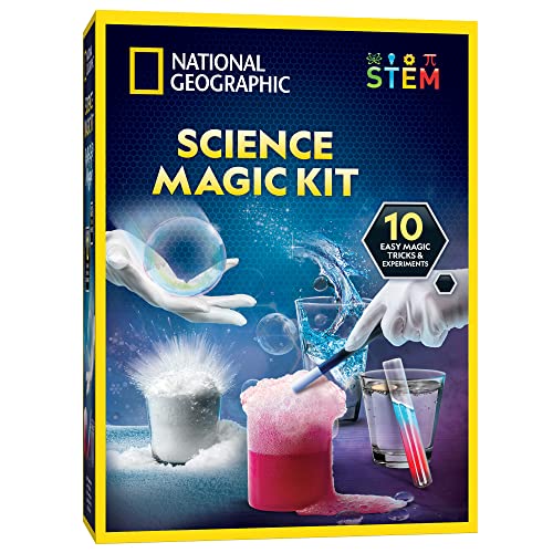Blue Marble National Geographic Magic Chemistry Set – Science Kit for Kids with 10 Amazing Magic Tricks, STEM Projects and Science Experiments, Science Toys, Great Gift for Boys and Girls 8-12 - Image 1