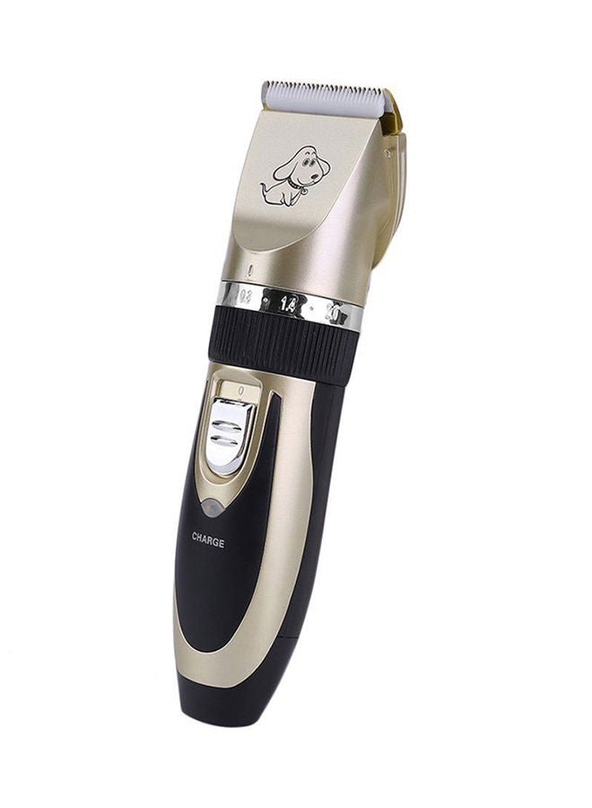 NIBEMINENT Portable Low Noise Cordless Hair Grooming Trimmer Black/Gold 45x175x45mm - Image 3