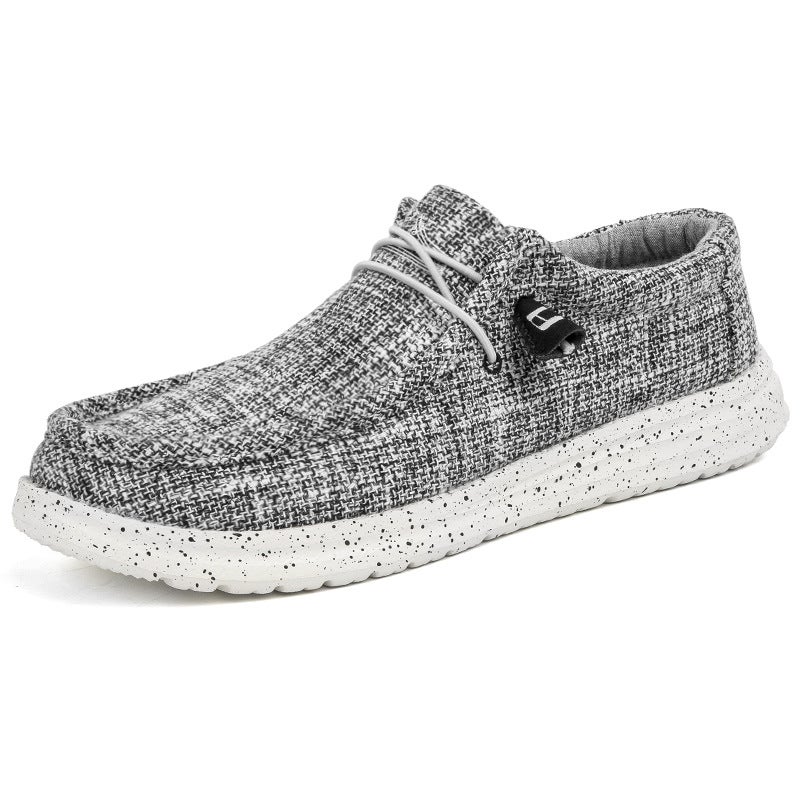 Couple Dude Loafers Trendy Casual Shoes Men'S Canvas Shoes Set Foot Lazy Men'S Slip-On Women'S Shoes - Image 1