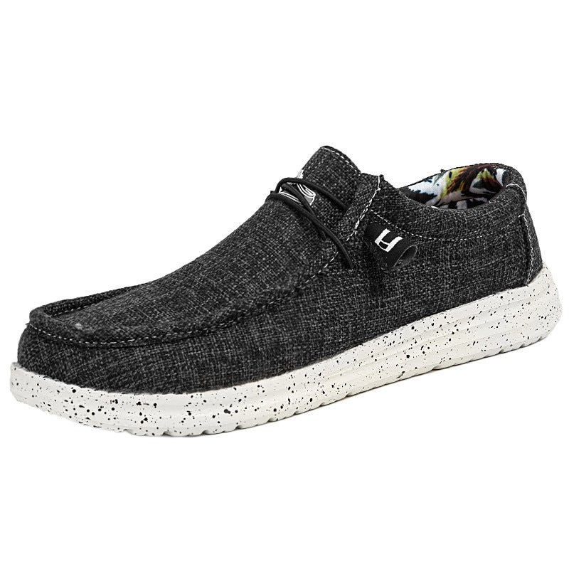 Couple Dude Loafers Trendy Casual Shoes Men'S Canvas Shoes Set Foot Lazy Men'S Slip-On Women'S Shoes - Image 5