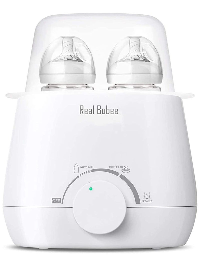 Real Bubee BPAFree Baby Bottle Warmer with Accurate Temperature Control for Breastmilk or Formula White - Image 1