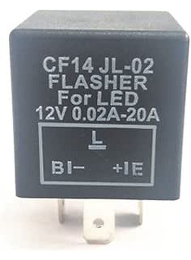 CF14 3PIN 12V 10A LED Electronic Flasher Relay 10PCS for Automobile Motorcycle - Image 1