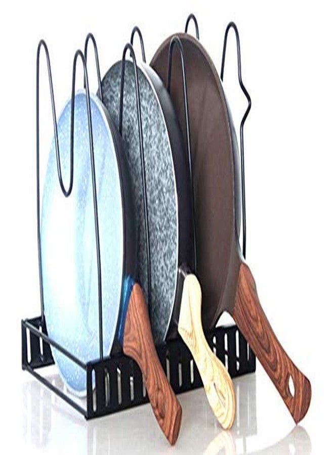Dhruheer Multipurpose Kitchen Organizer - Plate Dish Shelf Rack Stand Holder - Kitchen Pan - Pot Tray Rack Organizer Holder - Cupboard Cabinet Organizer for Kitchen - Image 5
