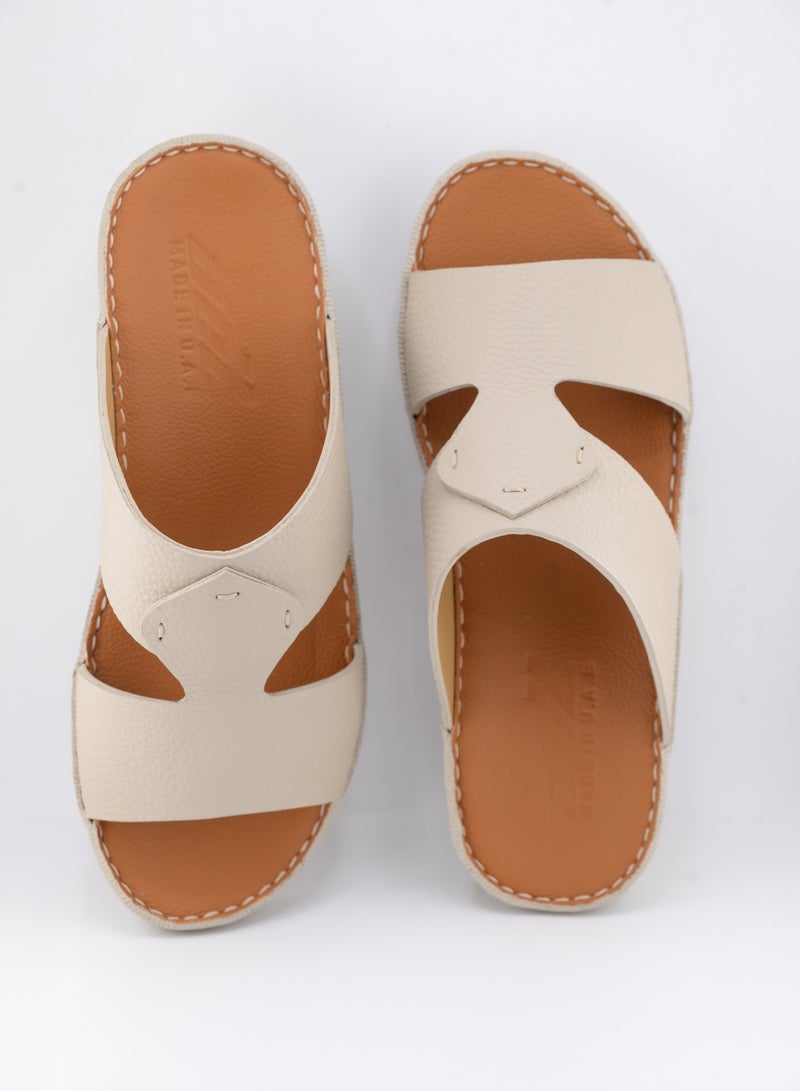 النهام صندل عربي رجالي مصنوع يدويًا من الجلد - نعال تقليدي فاخر بجودة عالية - Image 4