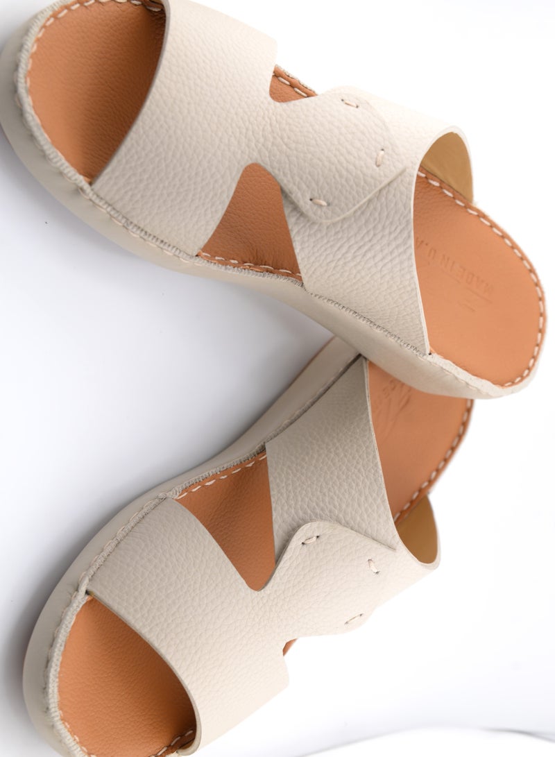 النهام صندل عربي رجالي مصنوع يدويًا من الجلد - نعال تقليدي فاخر بجودة عالية - Image 2