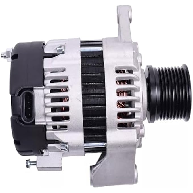 YIHETOP 12V 95A Alternator 4988274 1637805 Compatible for Cummins 4BT3.9 6BT5.9 QSB4.5 4B3.9 6B5.9 Engine - Image 1