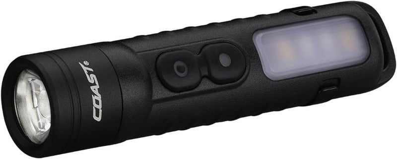 Coast KL35R 600 Lumen Rechargeable LED Pocket Flashlight with RED Light - Image 1