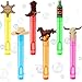 Winrayk Western Cowboy Party Favors 24Pcs Selfdesigned Mini Bubble Wands for Kids Bubbles Bulk Detachable Topper 6 Styles Colors Birthday Gift Pinata Filler Goodie Bag Stuffer Classroom Prize - Image 2