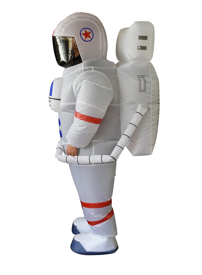 Astronaut Shape Inflatable Costume for Festival include a Blower and Battery Case,Space Man Costume for Dress Up Party,Funny Blow up Pretend Toy Costume for Party Suitable 150-195cm Height - Image 3