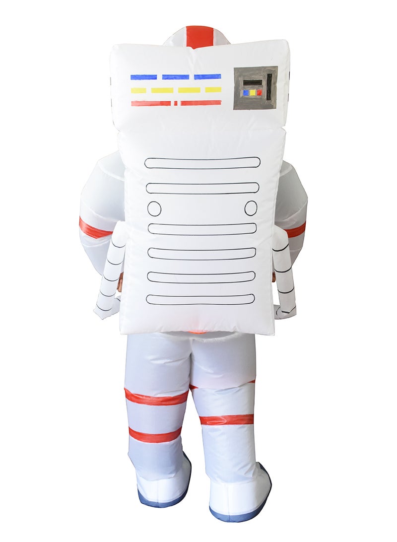 Astronaut Shape Inflatable Costume for Festival include a Blower and Battery Case,Space Man Costume for Dress Up Party,Funny Blow up Pretend Toy Costume for Party Suitable 150-195cm Height - Image 5