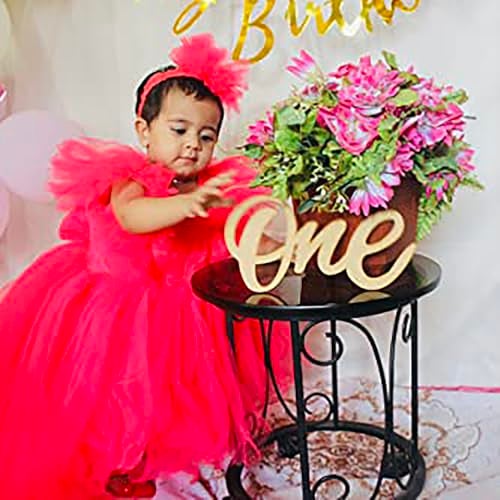 Cliths Set of 1 piece One Wooden Sign One Cutout Letter for 1st Birthday Party, One Sign One Banner Photo Prop for Baby Shower Party Decorations. Size:(16 IN) - Image 5
