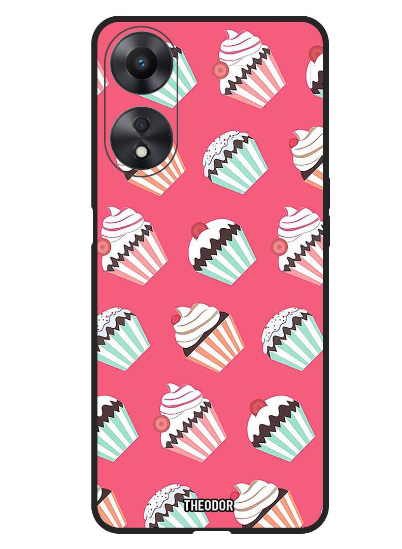 Theodor Protective Case Anti Scratch Shock Proof Bumper Cover For Oppo A98 Ice Cream Con - Image 1