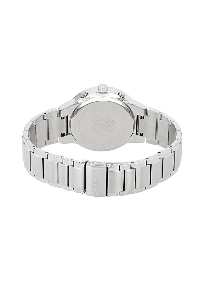 CITIZEN Men's Chronograph Round Shape Stainless Steel Wrist Watch AT2240-51E 43 Mm  - Image 3