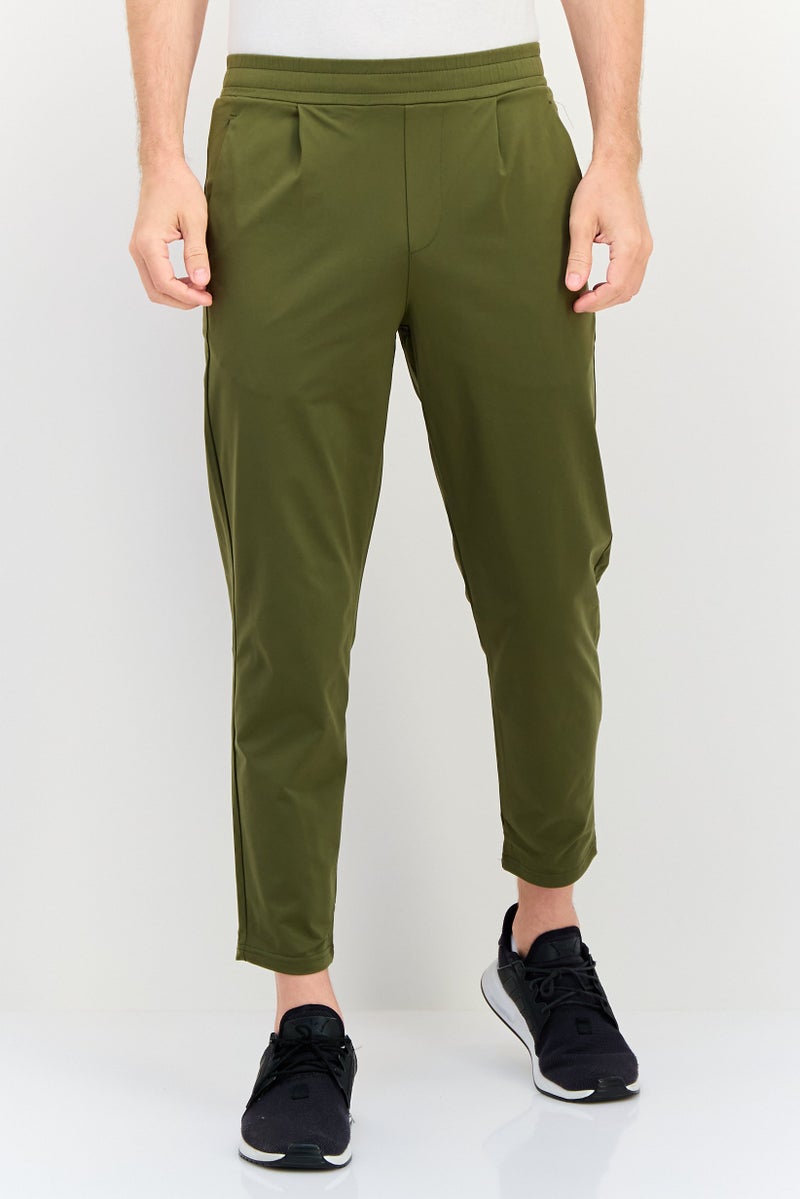 RBX Men Sportswear Fit Outdoor Track Pants, Dark Olive  - Image 1
