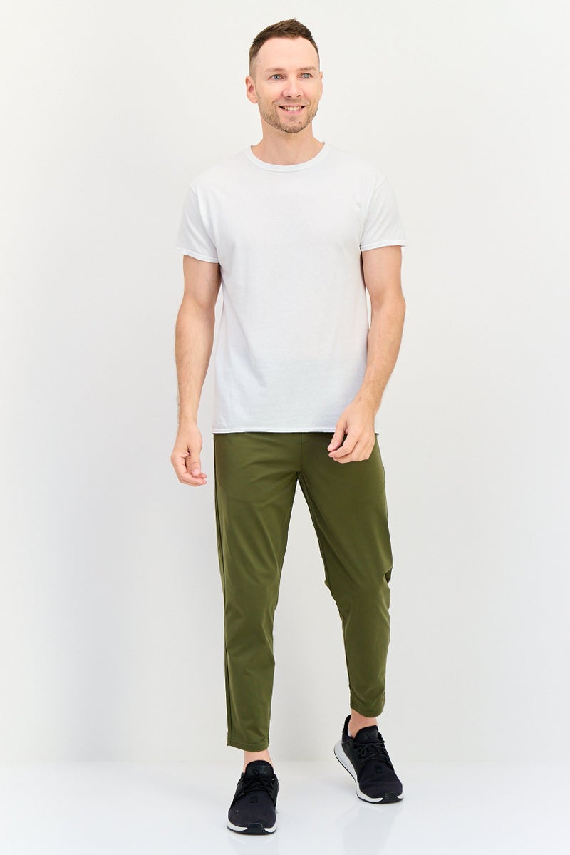 RBX Men Sportswear Fit Outdoor Track Pants, Dark Olive  - Image 3
