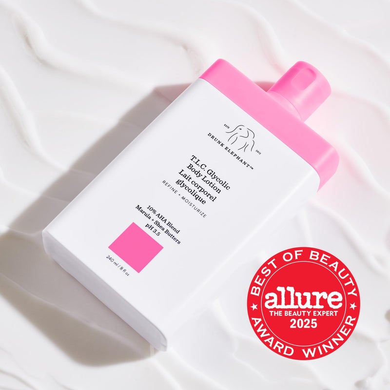 Drunk Elephant T.L.C. Glycolic Body Lotion - 240 ml/8 fl oz - Lightweight 10% Exfoliating AHA Lotion - Clean Clinical Skincare - Cruelty-Free - Free of Essential Oils, Silicones, and Fragrance - Image 2