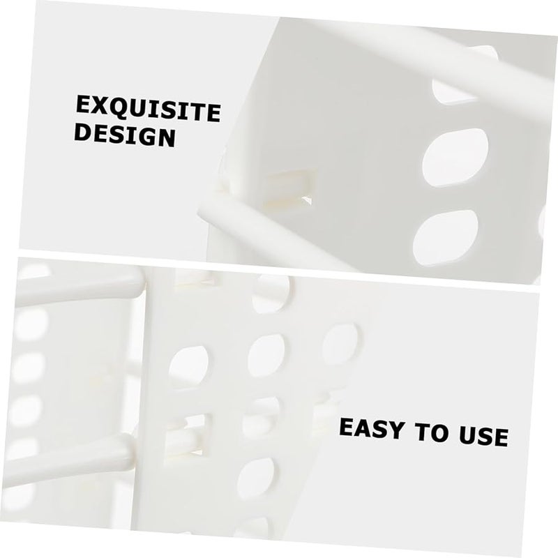 Foldable Wall Mounted Laundry Basket Large White Space Saving Storage Bin - Image 5