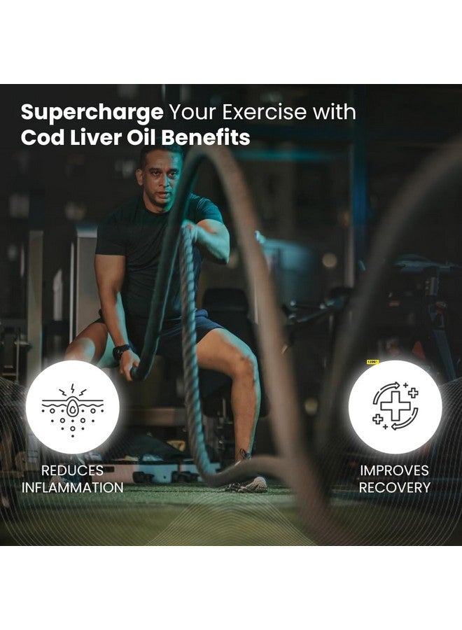 Seacod Pure Cod Liver Oil Capsules 300mg With Omega 3 Vitamin A & D For Kids & Adults (500 Softgels) - Image 5