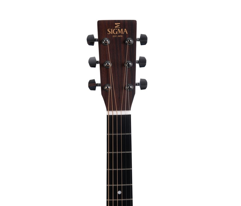 Sigma 000MC-1E 14 Fret Cutaway Acoustic Guitar - Natural High Gloss - Image 4